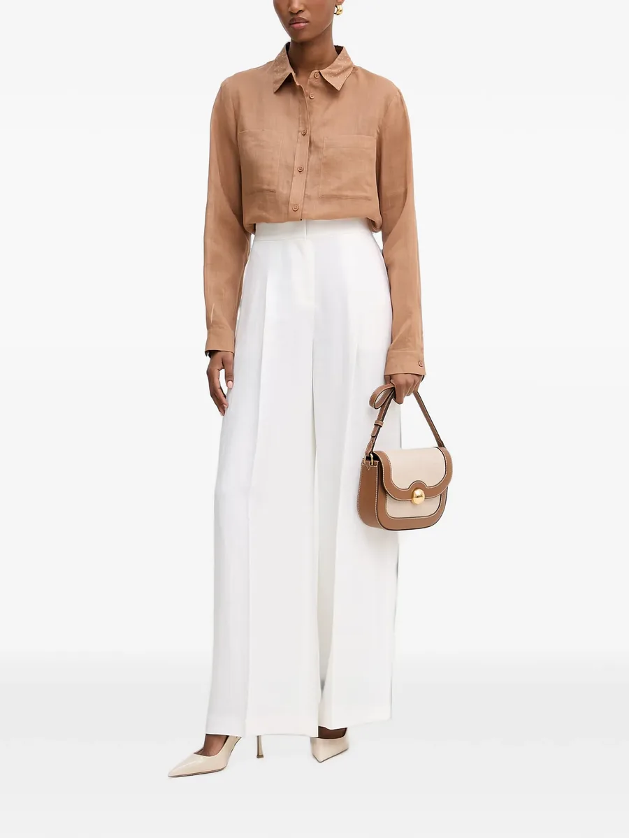 Tobela crystal-embellished button-up shirt 2