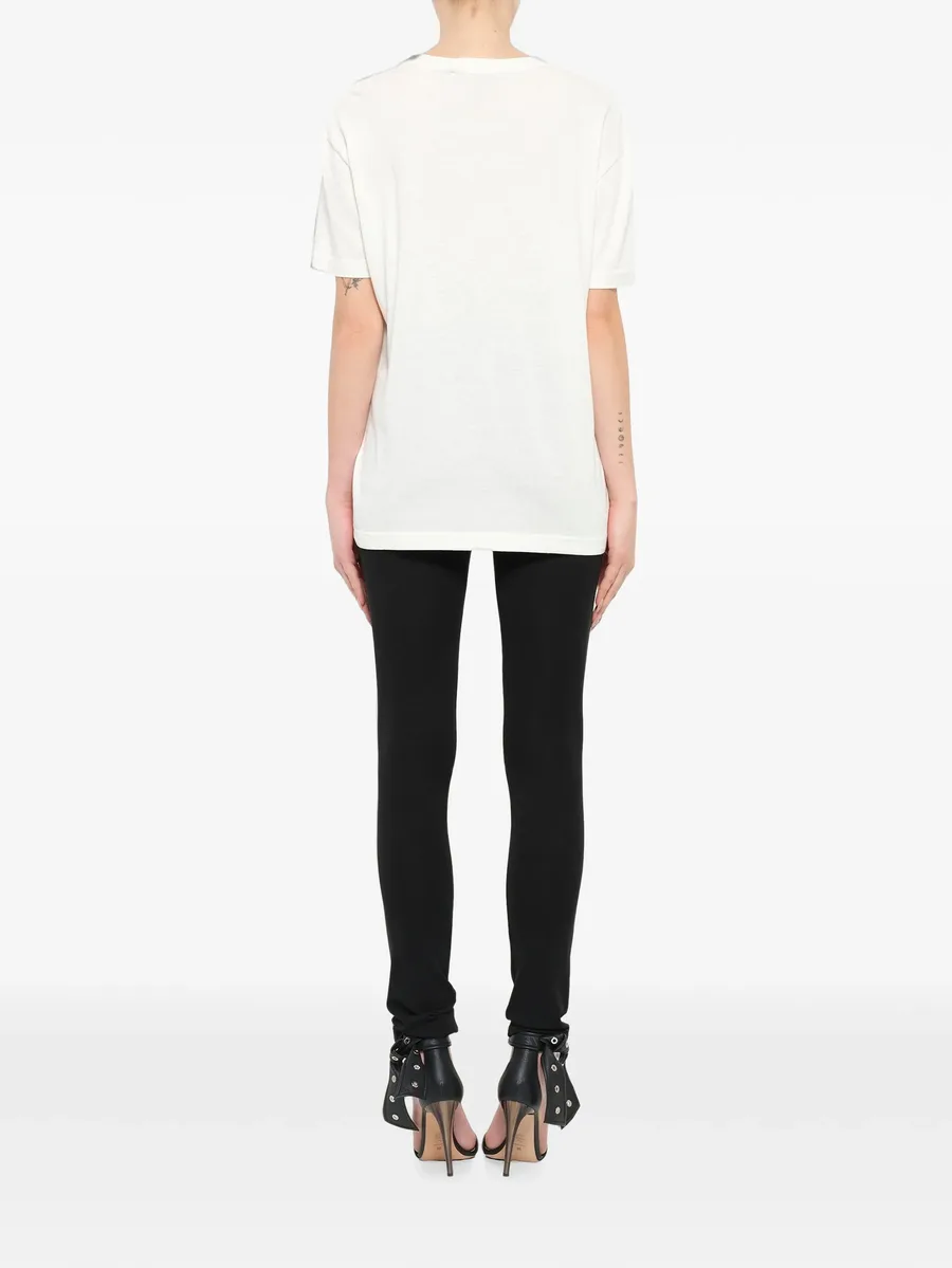 crew neck printed T-shirt 3