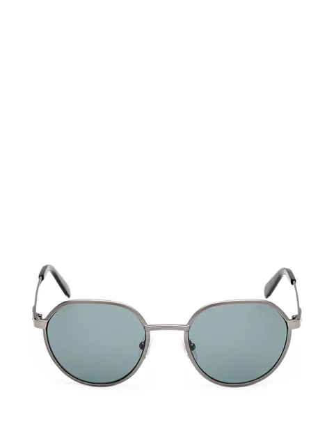 geometric-frame sunglasses