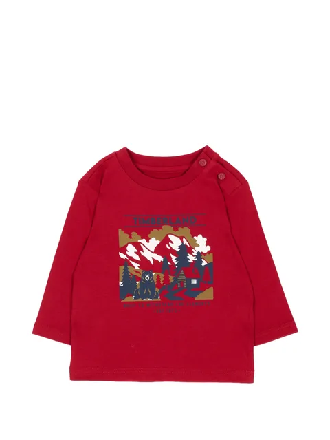 graphic-print long-sleeve T-shirt