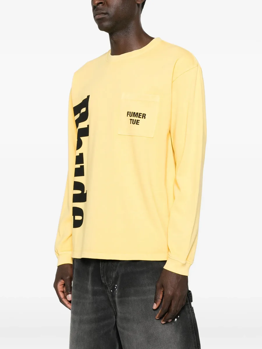 logo-print pocket T-shirt 3