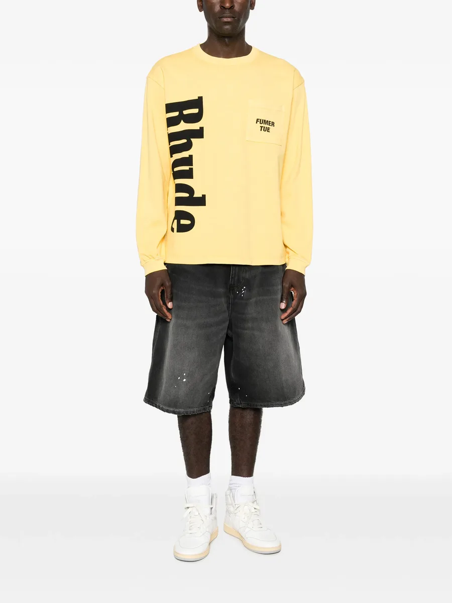 logo-print pocket T-shirt 2