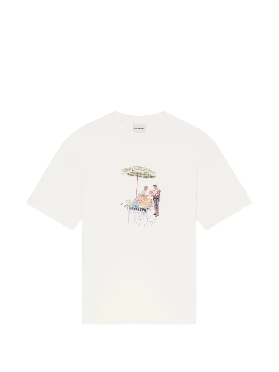 Fleuriste graphic-print T-shirt 1