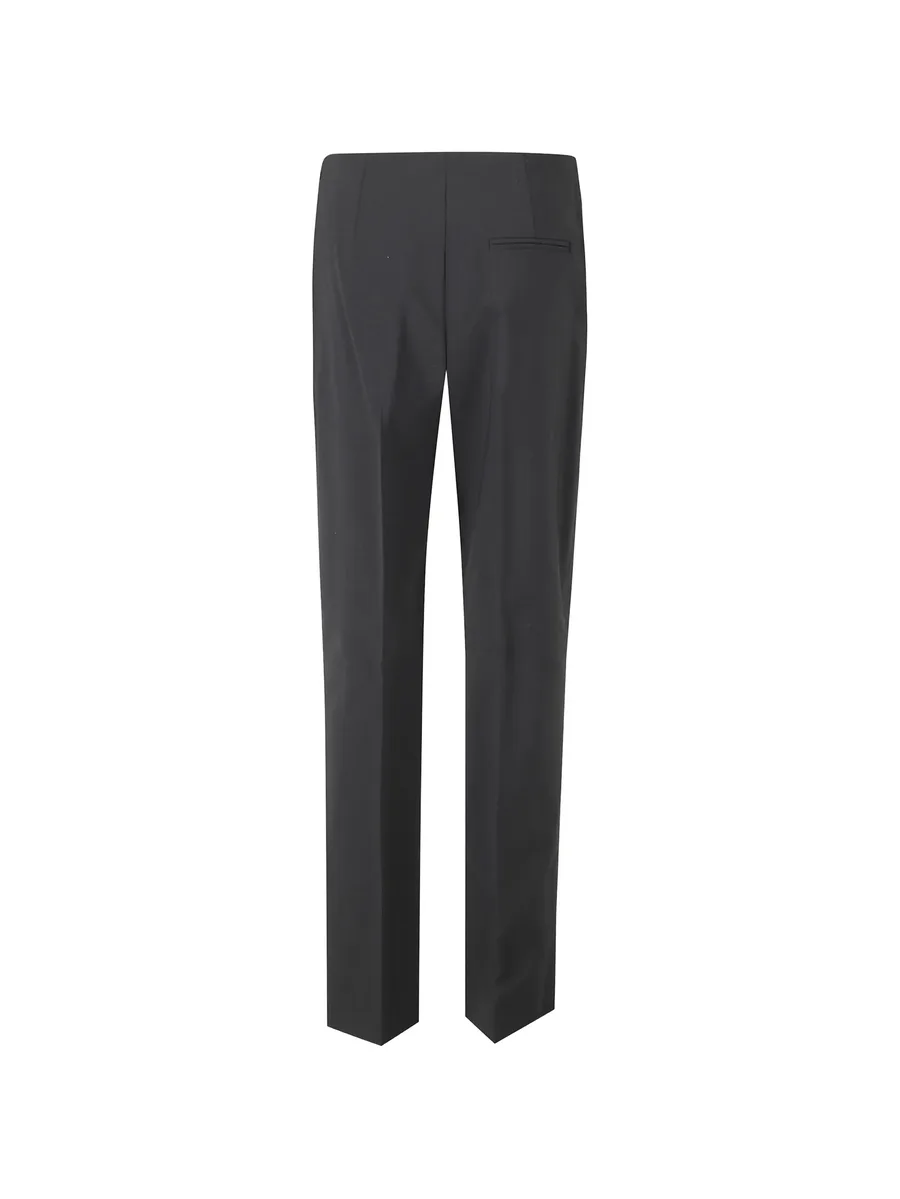 pressed-crease straight-leg trousers 2