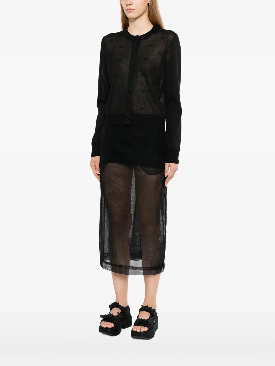 bow-embellished cardigan 3