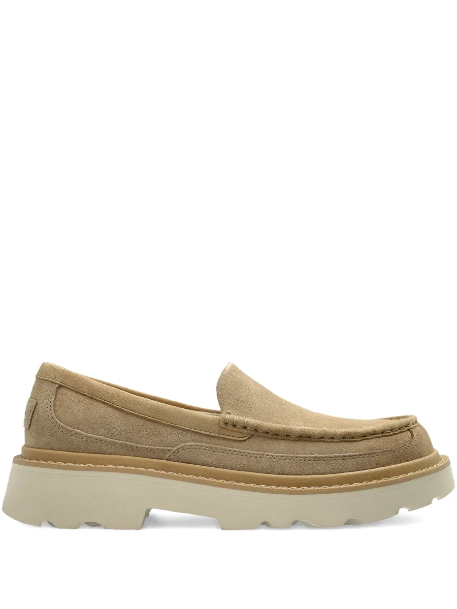 Ascot platform suede loafers 1