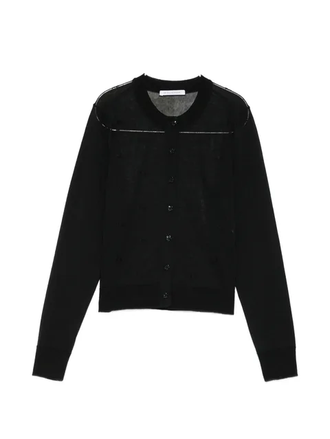 bow-embellished cardigan