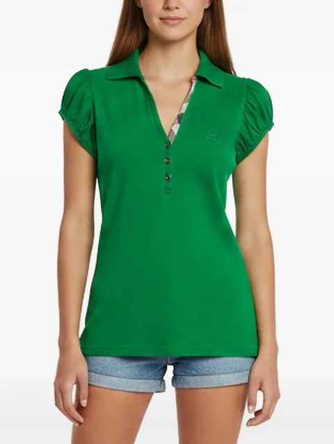 short-sleeve polo top
