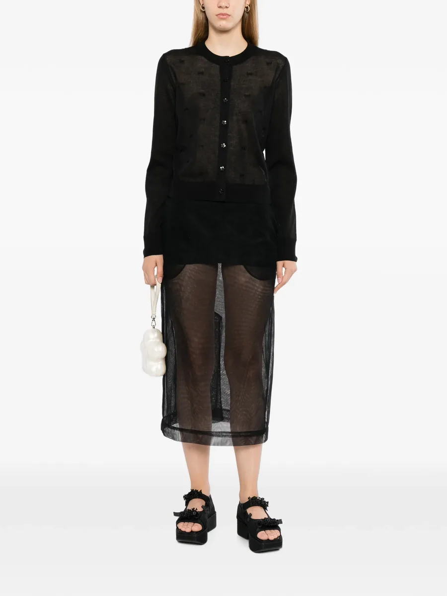 bow-embellished cardigan 2