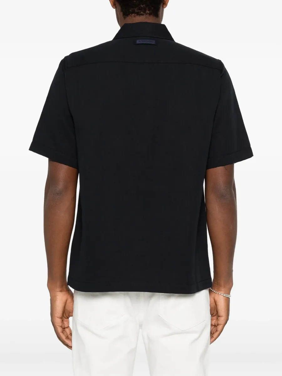 short-sleeve patch-pocket shirt 7