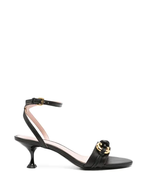 knot leather sandals