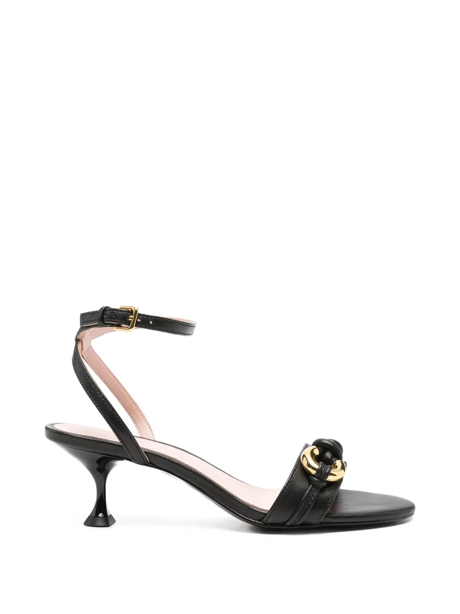 knot leather sandals 2