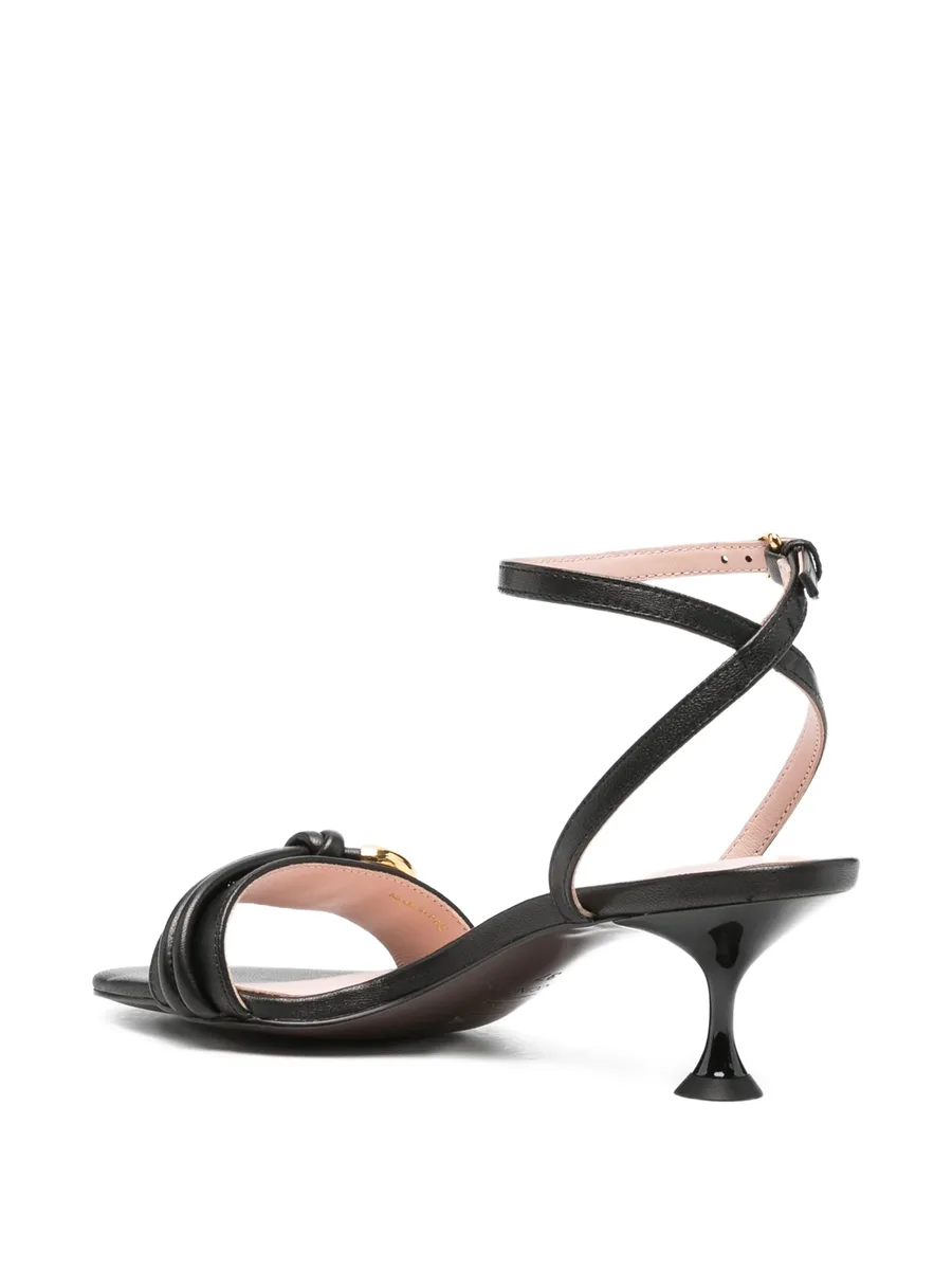 knot leather sandals 5