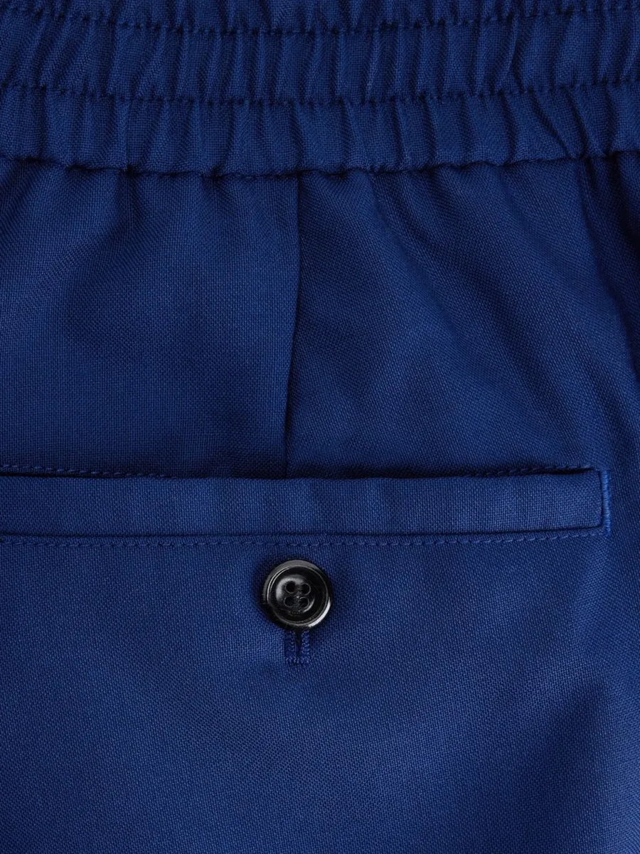 straight-leg wool shorts 10