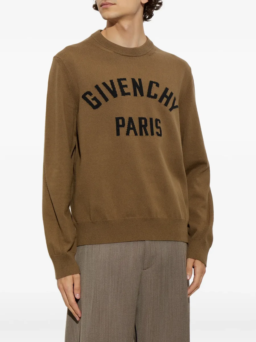 couture seam sweater in knit with Givenchy Paris detail 3