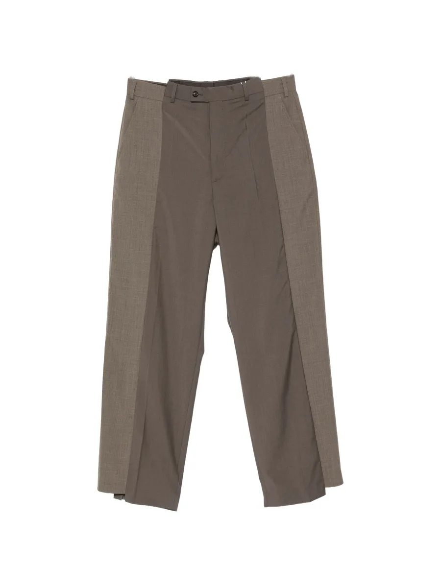 Four-Stitch panelled trousers 1
