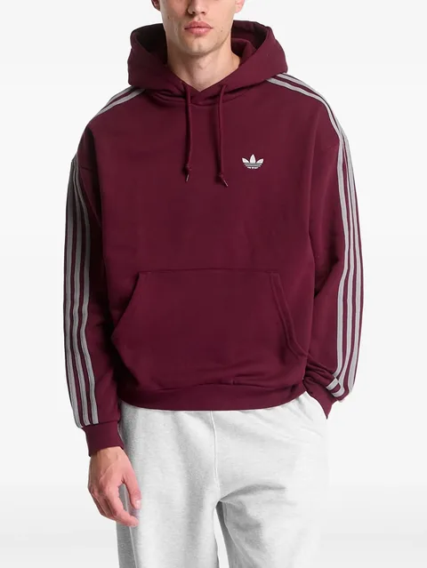 Adicolor Classics 3-Stripes logo-embroidered hoodie