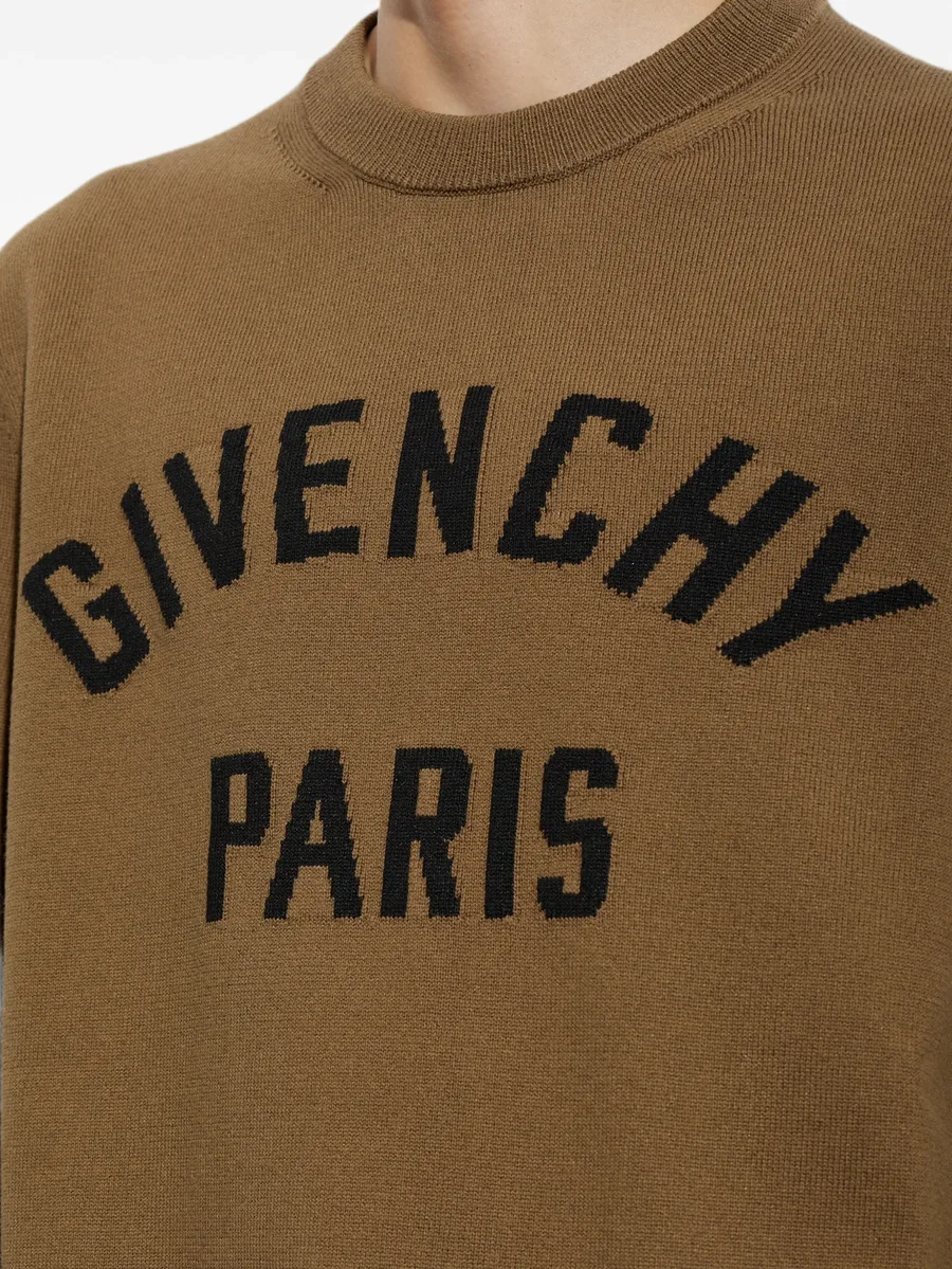 couture seam sweater in knit with Givenchy Paris detail 5