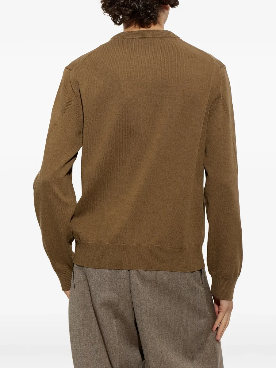 couture seam sweater in knit with Givenchy Paris detail 4