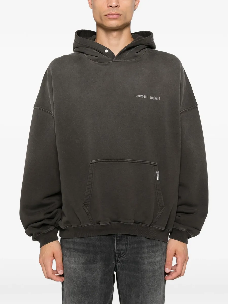 logo-print hoodie 4