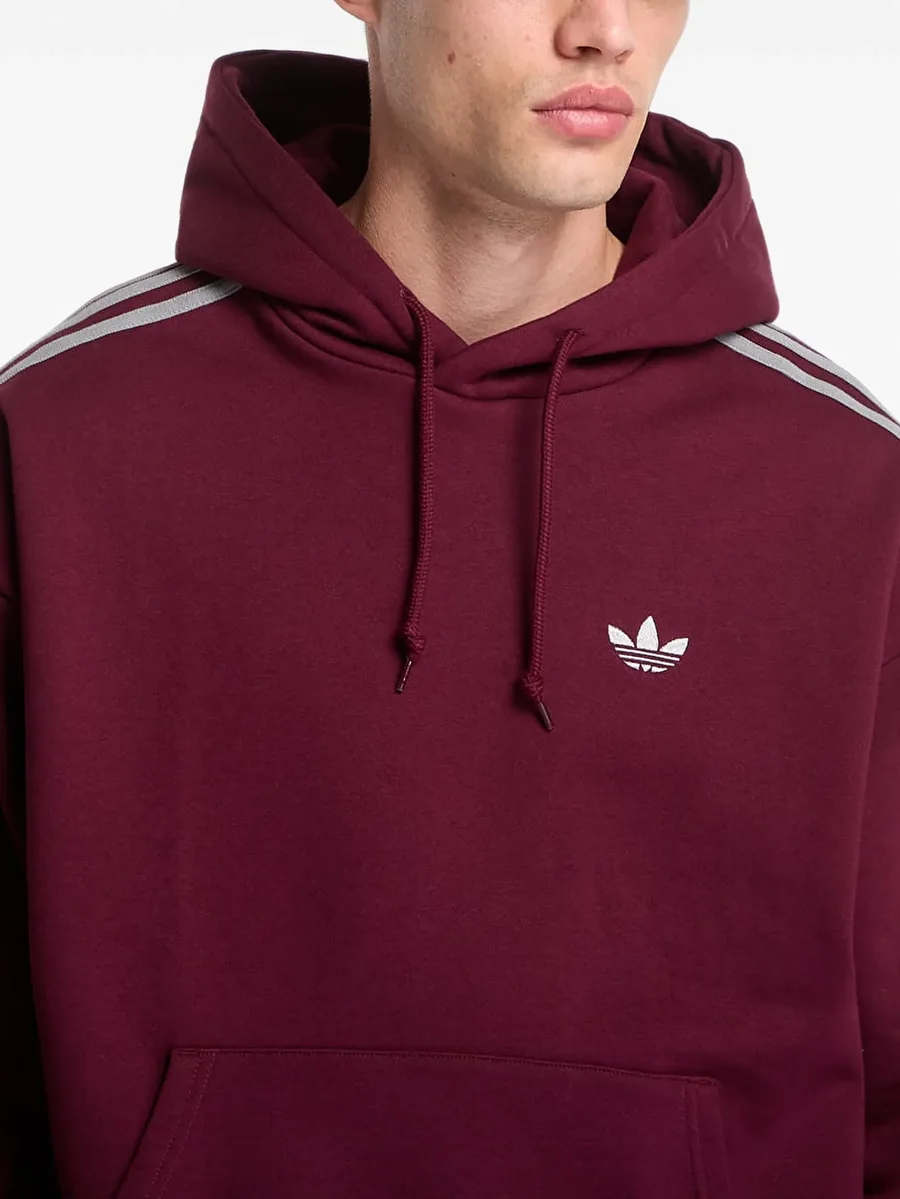 Adicolor Classics 3-Stripes logo-embroidered hoodie 4