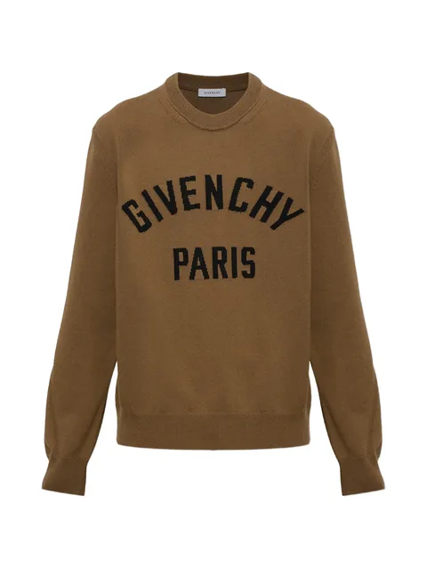 couture seam sweater in knit with Givenchy Paris detail