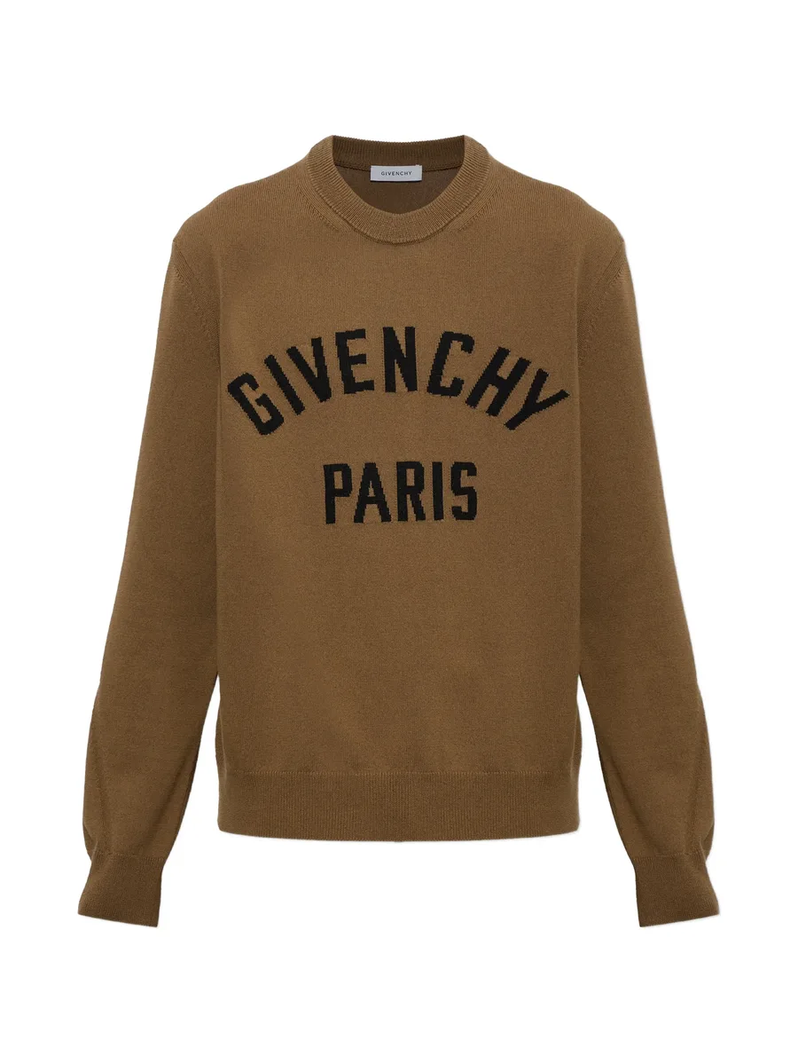 couture seam sweater in knit with Givenchy Paris detail 1