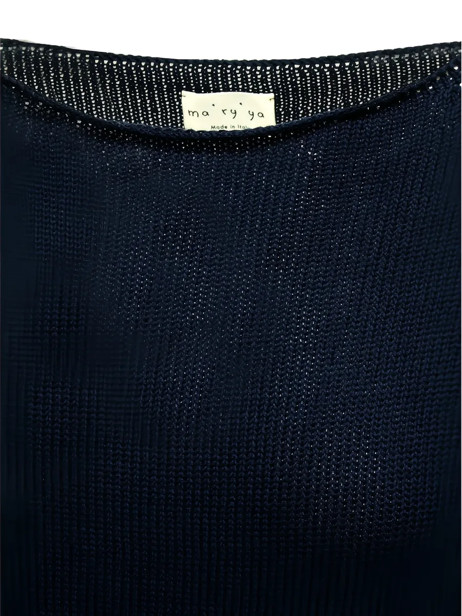 raglan-sleeve boat-neck sweater 3