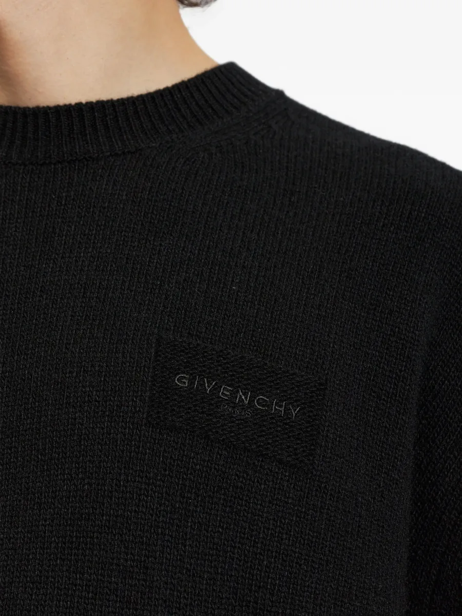 logo-embroidered sweater 5