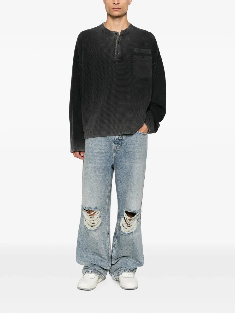 waffle-knit sweatshirt 2