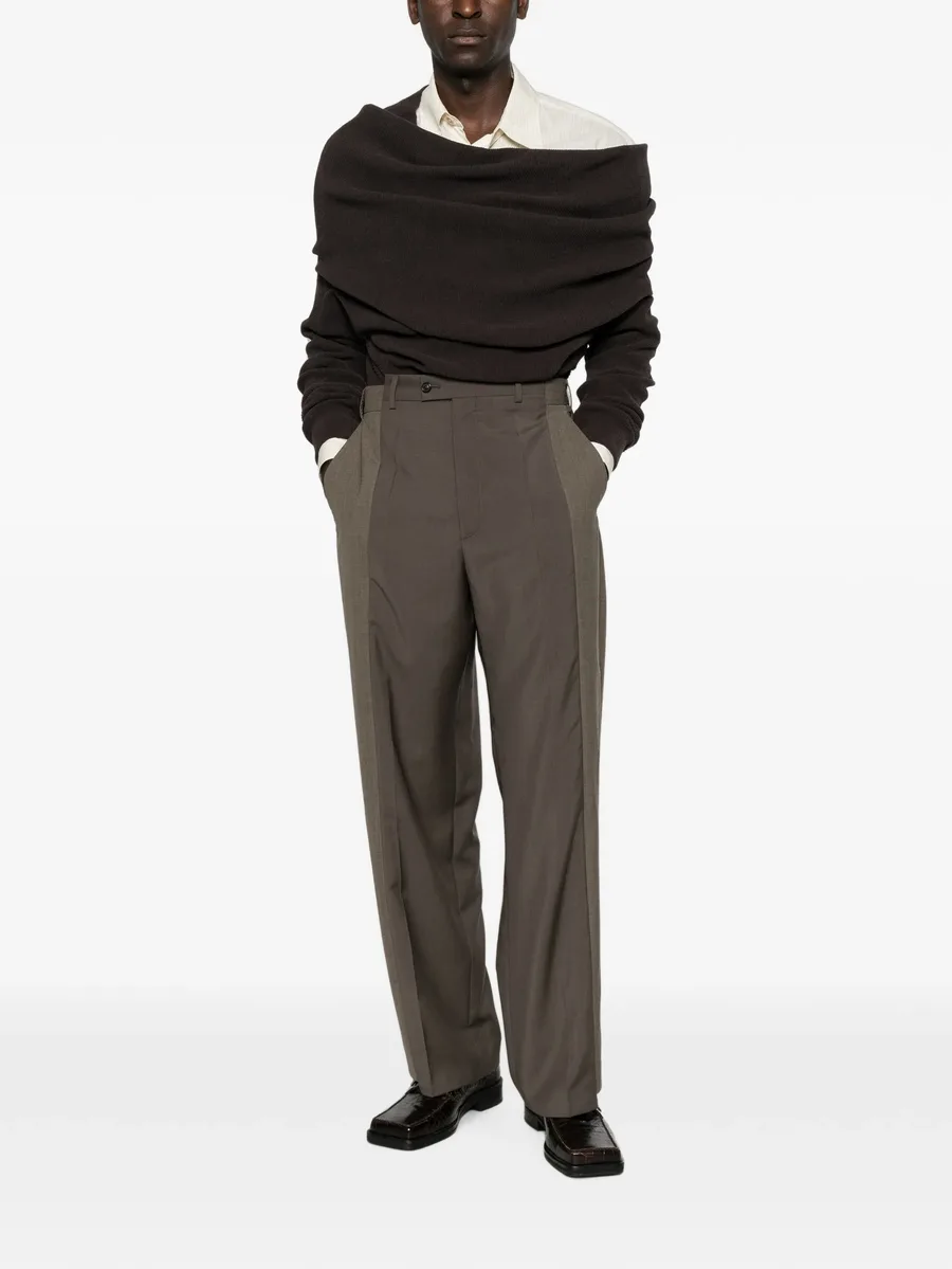 Four-Stitch panelled trousers 2