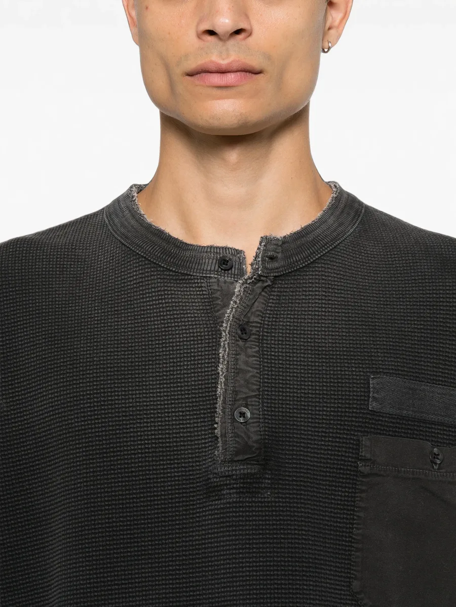 waffle-knit sweatshirt 5