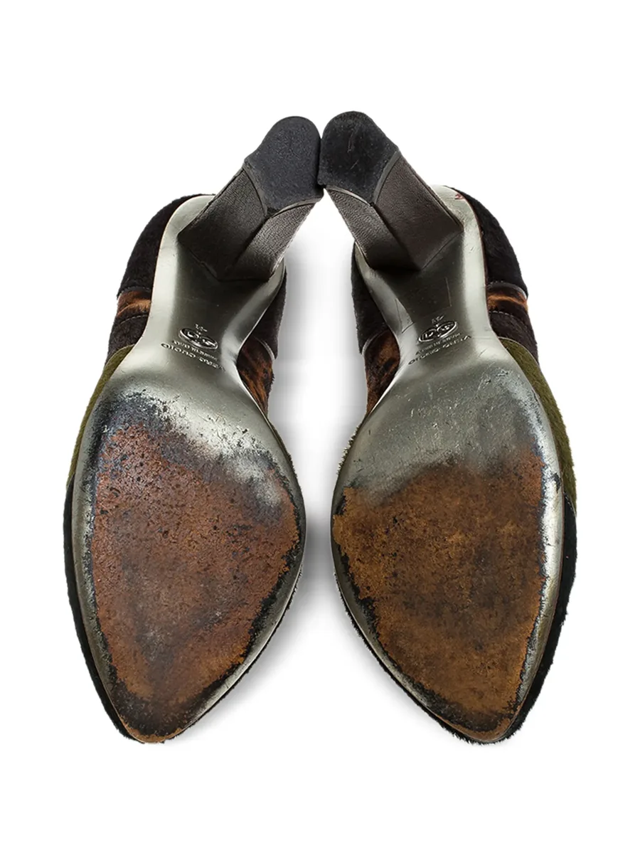 2024 Pony Hair Leopard Print Pumps 8
