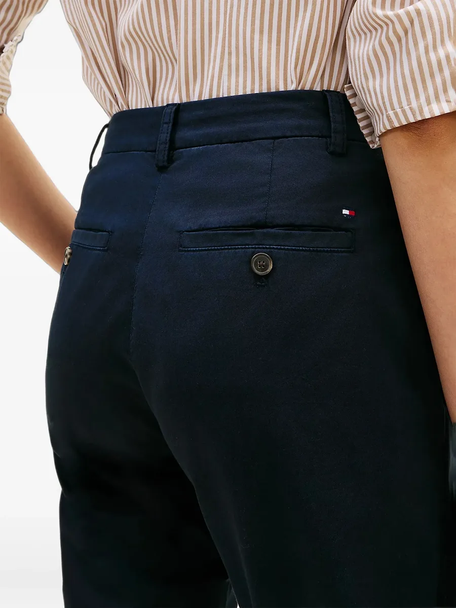 logo-patch straight-leg trousers 5