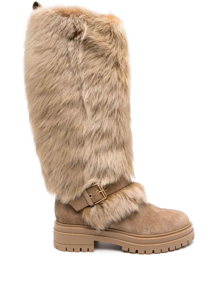 panelled-design boots 1