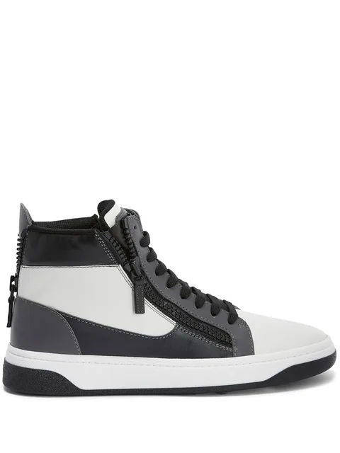 GZ94 leather high-top sneakers