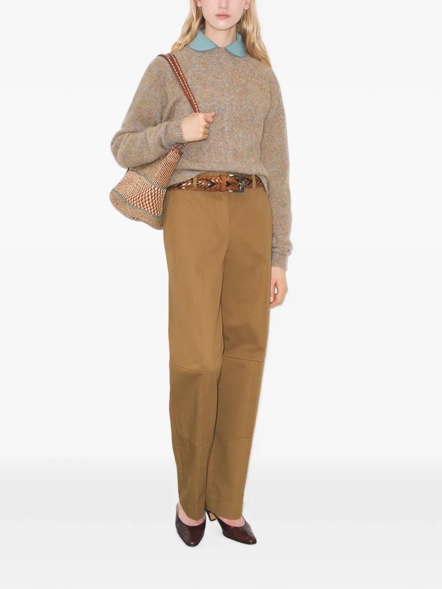 wide-leg cotton pants 2