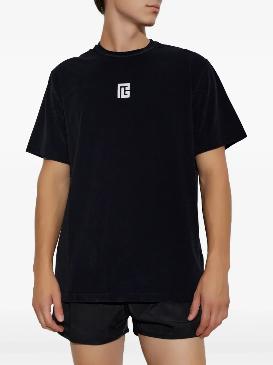 logo-embroidered T-shirt 2