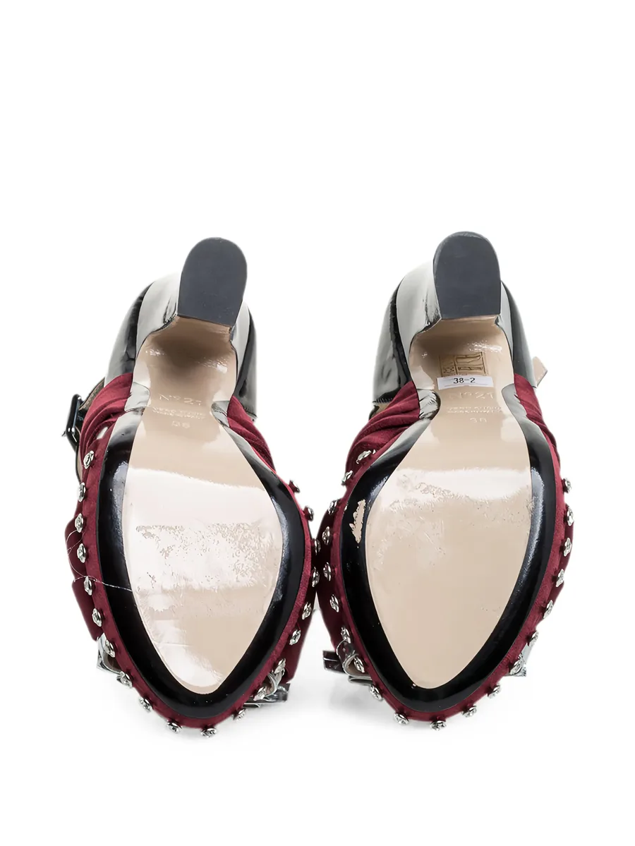 crystal-embellished knotted sandals 5