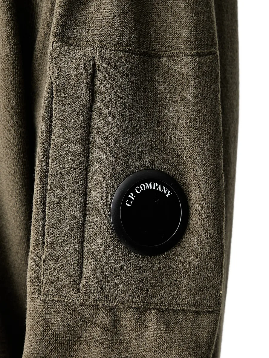 Lens-detail half-zip sweater 5