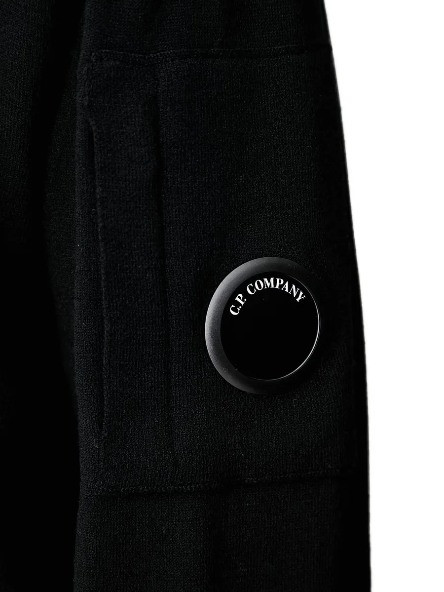 Lens-detail quarter-zip sweater 5