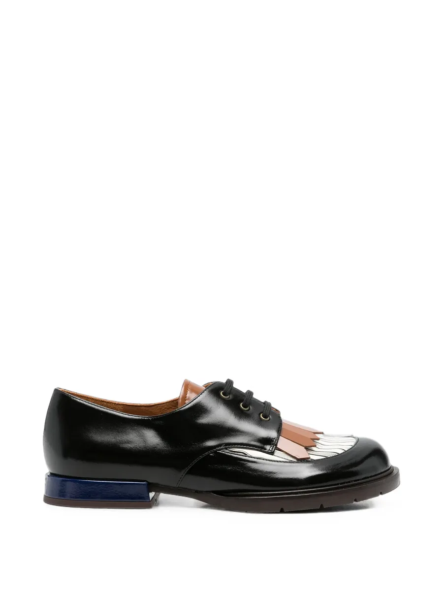 Jeripa fringe-detail lace-up loafers 1