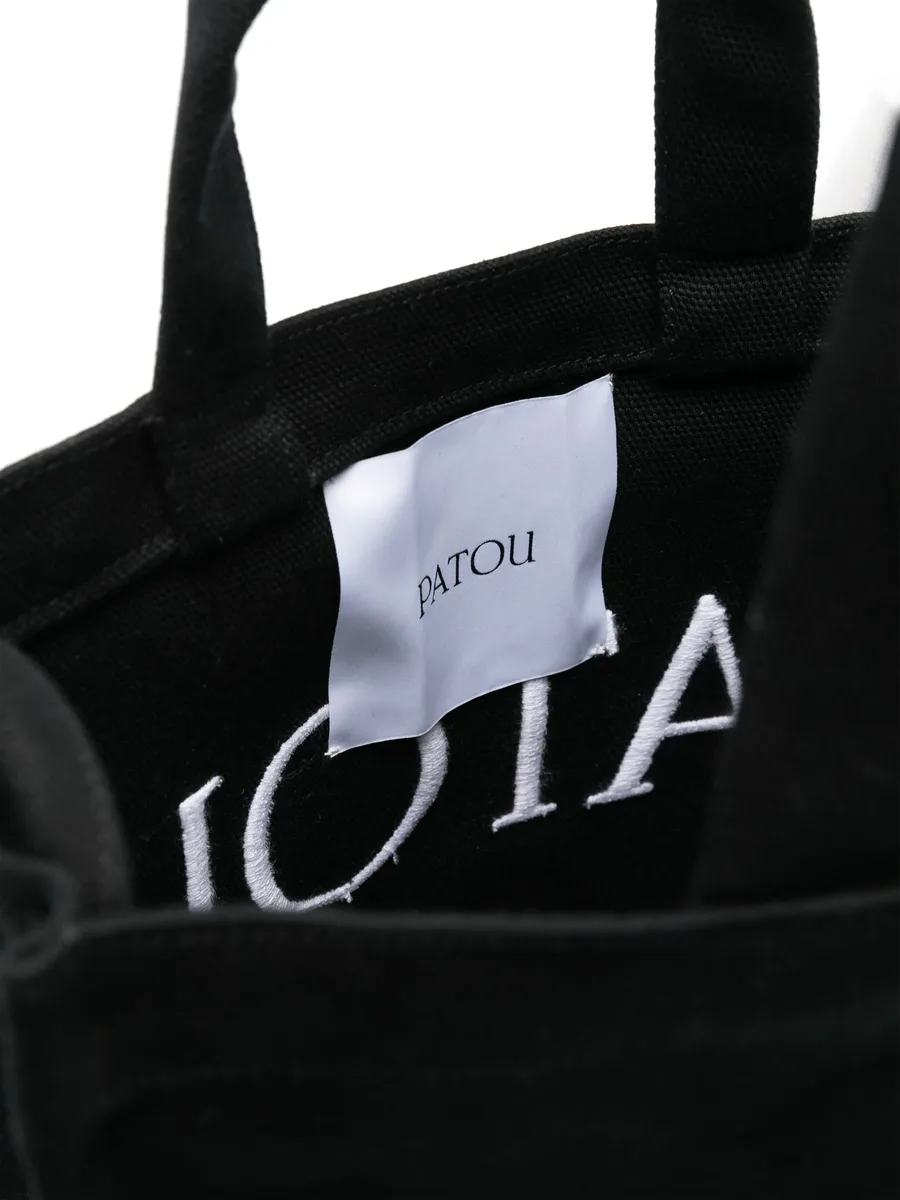 logo-embroidered tote bag 10
