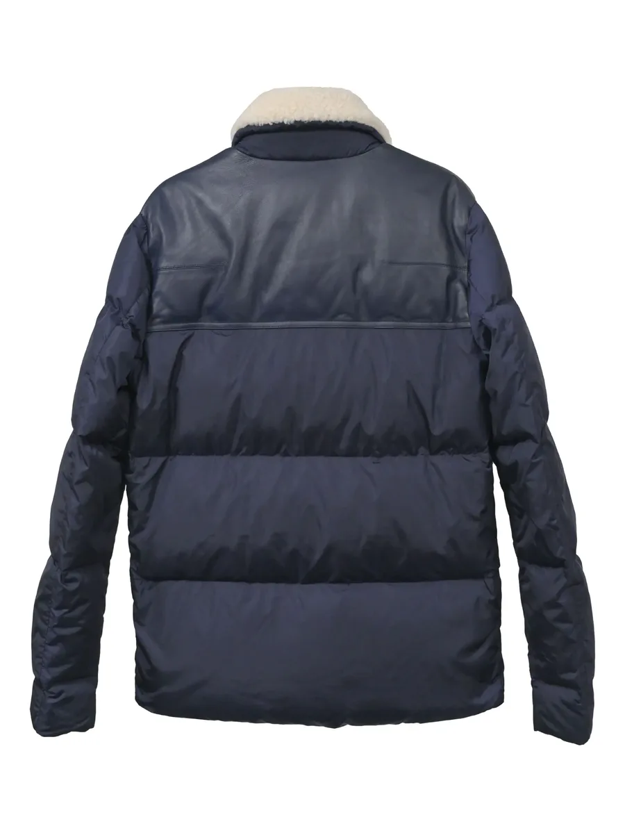 690mm shearling goose down puffer jacket 4