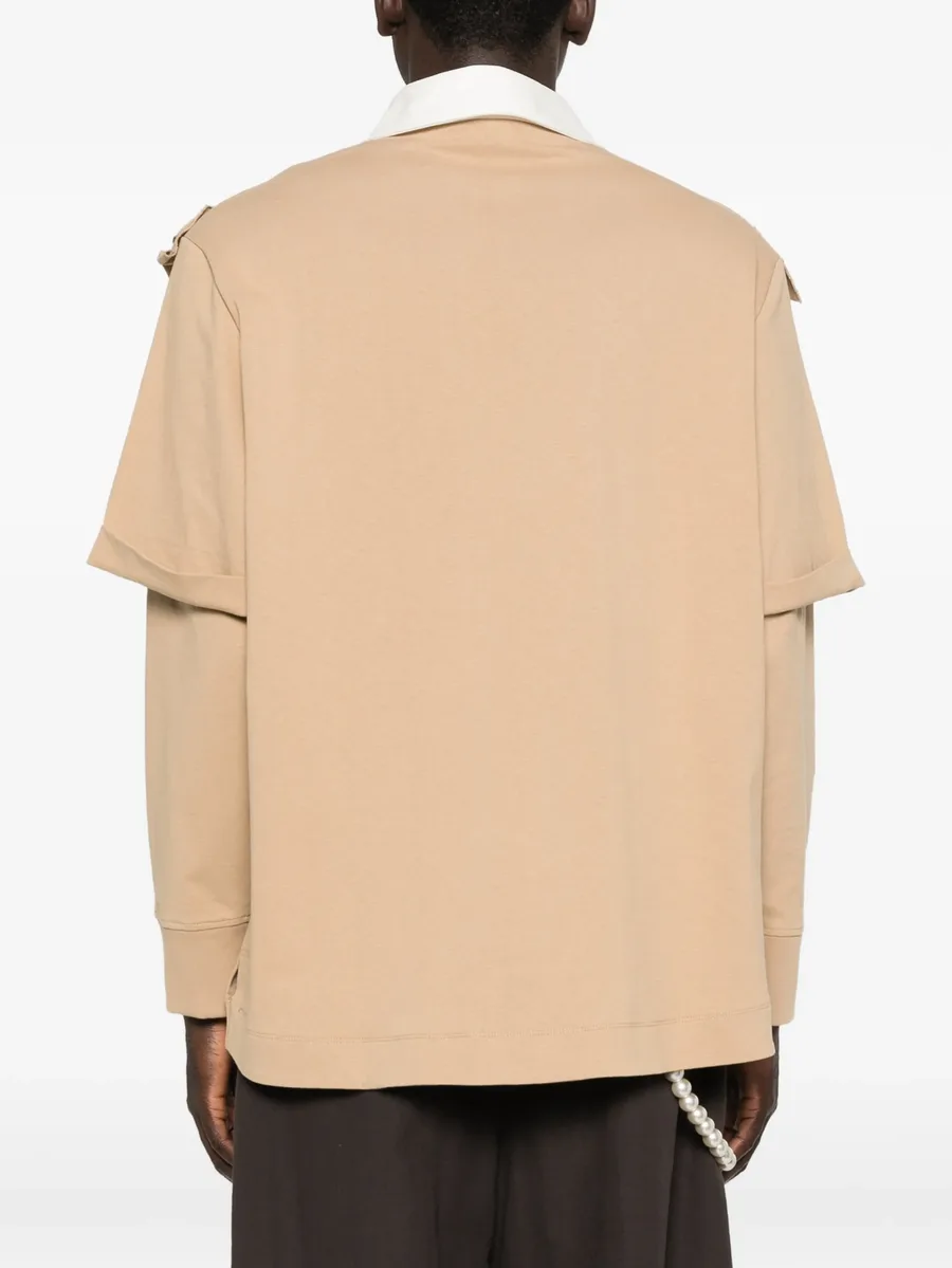 ruffled-detail polo shirt 7