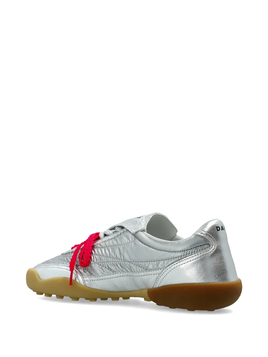 ruched leather sneakers 5