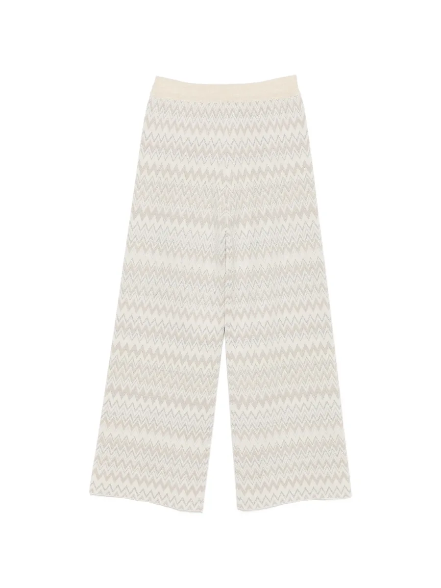 zigzag-knit wool trousers 2