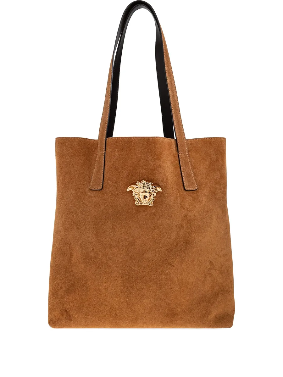 La Medusa suede tote bag 1