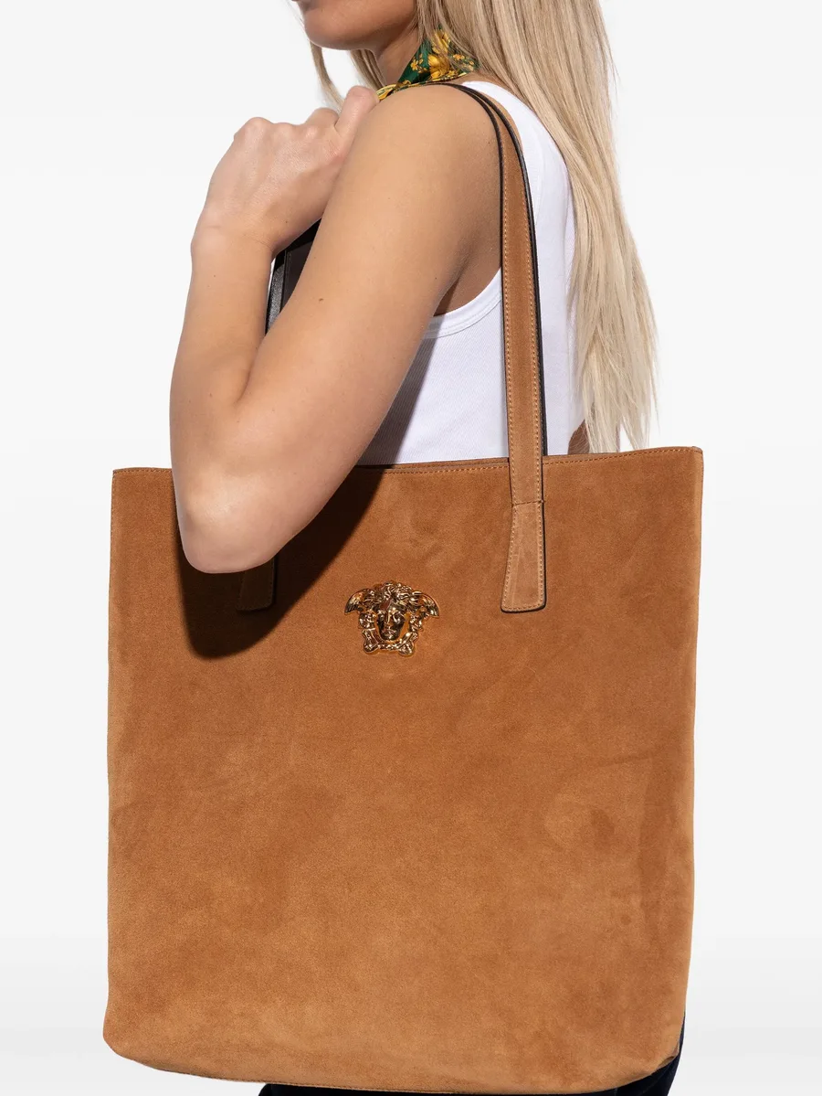 La Medusa suede tote bag 2