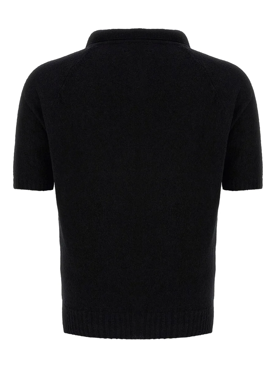 ribbed-hem polo shirt 4